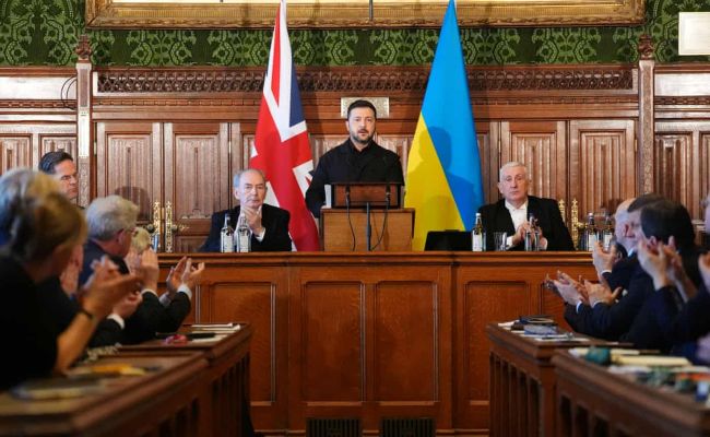 Зеленский из Лондона пытается втиснуться в мировую повестку на Ближнем Востоке